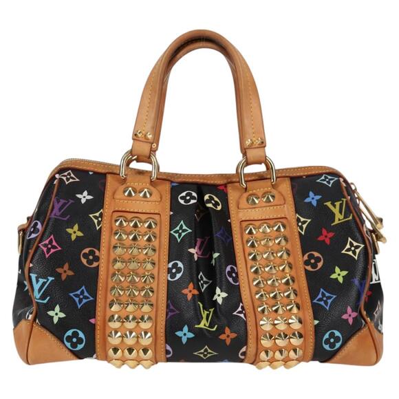 LOUIS VUITTON Monogram Multicolor Courtney MM Bag Black M45642 - Picture 2 of 16